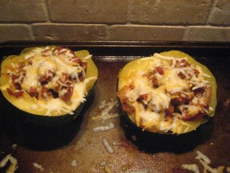 Sausage Squash with Cheese